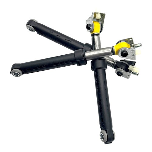 Fixem Fixem schokbrekers wasmachine set 3 stuks, geschikt voor Miele 09850885 - schokdemper 120N 75N trillingsdemper wasmachine