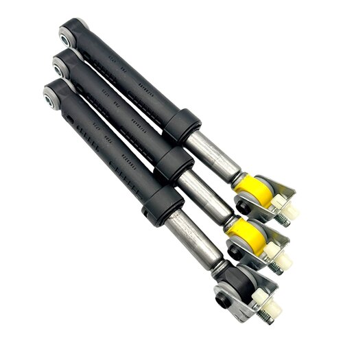 Fixem Fixem schokbrekers wasmachine set 3 stuks, geschikt voor Miele 09850885 - schokdemper 120N 75N trillingsdemper wasmachine