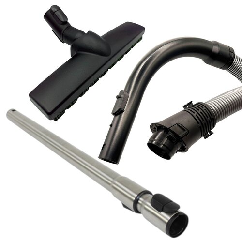 Fixem Fixem stofzuiger accessoire set compleet, geschikt voor Miele S4000 t/m S4999 - S5000 t/m S5999, 7330631 - Slang met greep telescoopbuis harde vloeren borstel - klik systeem - Service set Fixem Fixem stofzuiger accessoire set compleet, geschikt voor Miele S4000 t/m S4999 - S5000 t/m S5999, 7330631 - Slang met greep telescoopbuis harde vloeren borstel - klik systeem - Service set