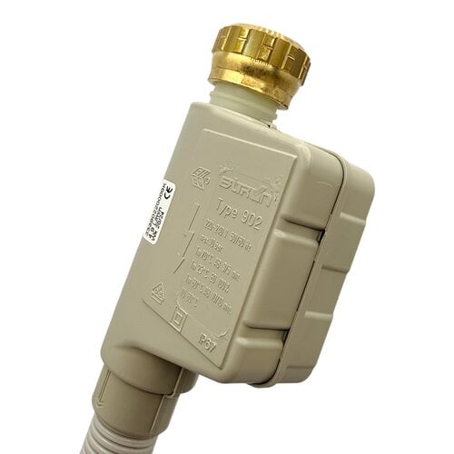 Fixem Fixem wasmachine toevoerslang geschikt voor Miele 05064001 10499861 - aquastop 2.08m - water toevoerslang ¾ wartel aansluiting - metalen schroef kop - Draai aansluiting - Water slang