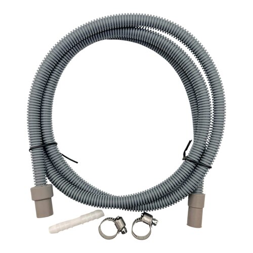 Fixem Fixem afvoer verlengslang droger 1 5m universeel, geschikt voor condensdroger, droogkast, warmtepompdroger, wasdroger - afvoerslang 8mm of 10mm gat - knikvrij airco slang - Ook geschikt voor airco - Geschikt voor alle merken