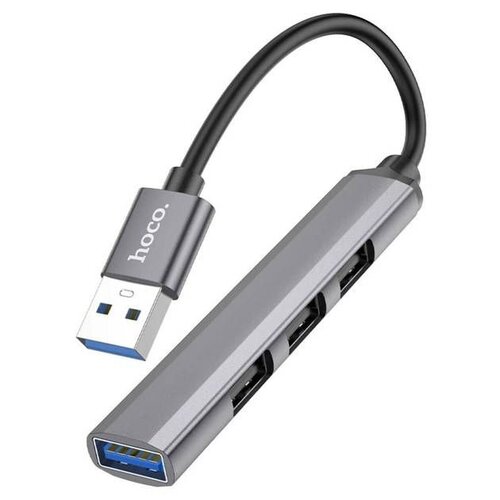 Hoco Hoco USB hub 4 poorten USB 3.0 + 3x USB 2.0 HB26 - USB splitter laptop desktop 5Gbps