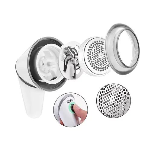 EDM EDM pluizenverwijderaar oplaadbaar USB-C 400mAh - kleding ontpluizer elektrisch pluisjes verwijderaar