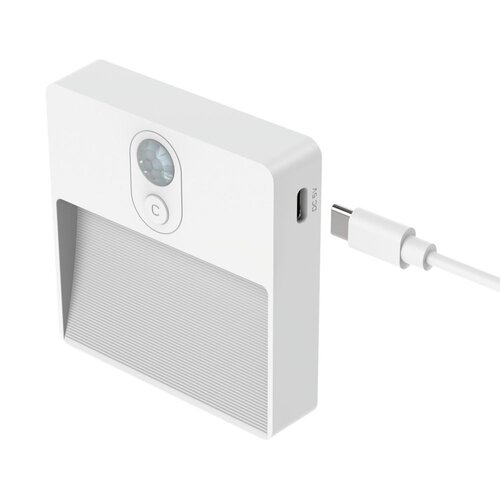 Ansmann Sensor nachtlampje NL5R oplaadbaar met bewegingssensor en schemersensor - USB C LED nachtlamp dimbaar kleur licht