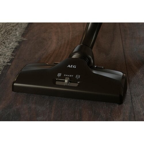 AEG AEG VX82-1-ECO stofzuiger met zak zwart, stil 57dB SmartMode Hepa13 - parketborstel krachtige stille stofzuiger