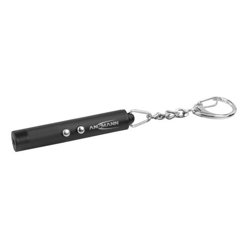 Laserpointer 2 in 1 sleutelhanger lamp, mini laser pen LED zaklamp - presentatie pointer 50m