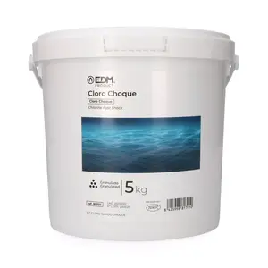 EDM Shockchloor granulaat 5 kg zwembad, snelwerkend chloor poeder - schokbehandeling water desinfectie