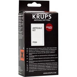 Krups Krups ontkalker set F054 + PH strip espresso, geschikt voor koffiemachine - ontkalkingspoeder koffiezetapparaat waterkoker