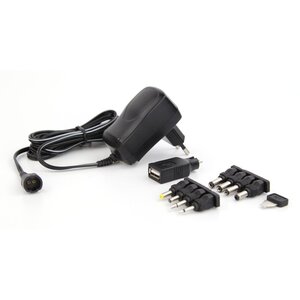 Ansmann HyCell universele netadapter 3V 12V 600mA HCPS600 - voeding adapter met USB en 8 stekkers
