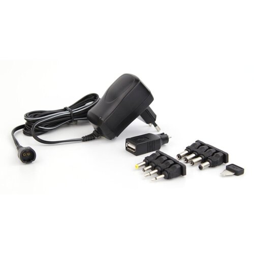 Ansmann HyCell universele netadapter 3V 12V 600mA HCPS600 - voeding adapter met USB en 8 stekkers