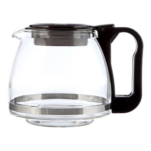 silex Silex universele koffiekan 1 liter conisch, geschikt voor filterkoffiemachine - glazen karaf met deksel verstelbaar 13,5-15 cm