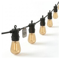 Calex lichtsnoer 10 meter warm wit, buitenverlichting IP44 - tuinverlichting prikkabel met 10 lampen