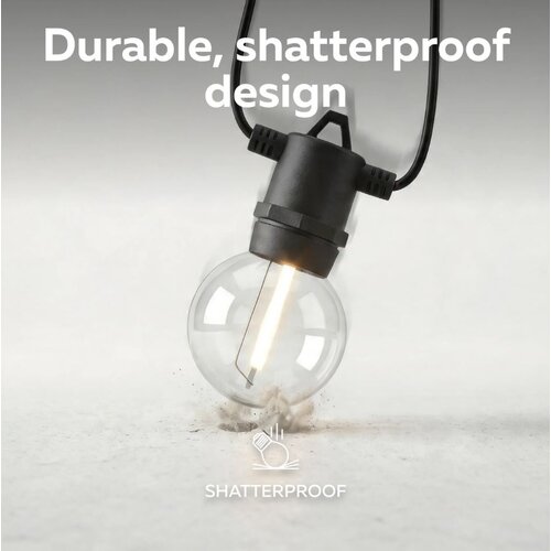 Calex Calex festoon lichtsnoer 30 meter 50 LED lampen IP54 - dimbare tuinverlichting lichtslinger buiten Calex Calex festoon lichtsnoer 30 meter 50 LED lampen IP54 - dimbare tuinverlichting lichtslinger buiten