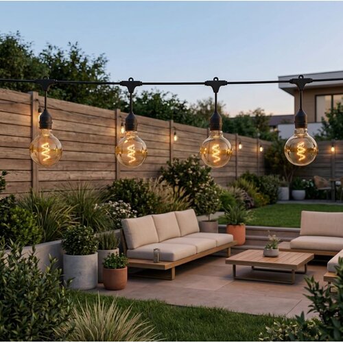 Calex Calex Vista lichtsnoer 10 meter XL lampen - buitenverlichting LED prikkabel met afstandsbediening Calex Calex Vista lichtsnoer 10 meter XL lampen - buitenverlichting LED prikkabel met afstandsbediening