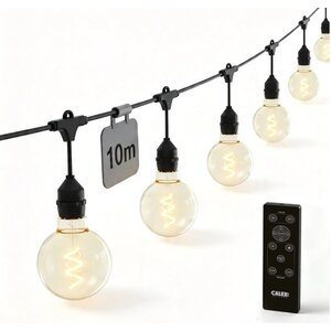 Calex Calex Vista lichtsnoer 10 meter XL lampen - buitenverlichting LED prikkabel met afstandsbediening Calex Calex Vista lichtsnoer 10 meter XL lampen - buitenverlichting LED prikkabel met afstandsbediening