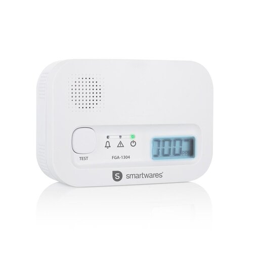 Smartwares Smartwares koolmonoxidemelder 10 jaar batterij, FGA-1304 FGA-13041 - koolmonoxide detector CO melder 85dB Smartwares Smartwares koolmonoxidemelder 10 jaar batterij, FGA-1304 FGA-13041 - koolmonoxide detector CO melder 85dB