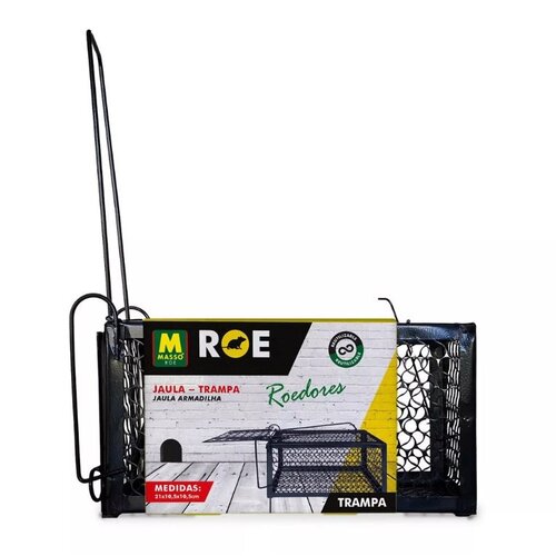 masso MASSÓ knaagdierenval levende vangkooi muis rat 20x10,5x10,5 cm - diervriendelijke rattenval herbruikbaar binnen buiten masso MASSÓ knaagdierenval levende vangkooi muis rat 20x10,5x10,5 cm - diervriendelijke rattenval herbruikbaar binnen buiten