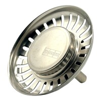 Franke korfplug spoelbak 133.0008.411 origineel - gootsteenzeef afvoerplug korfzeef 81mm RVS