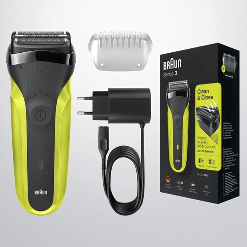Braun Braun Series 3 300 elektrisch scheerapparaat - oplaadbaar scheermes voor heren nat droog precisiescheerapparaat baardtrimmer Braun Braun Series 3 300 elektrisch scheerapparaat - oplaadbaar scheermes voor heren nat droog precisiescheerapparaat baardtrimmer