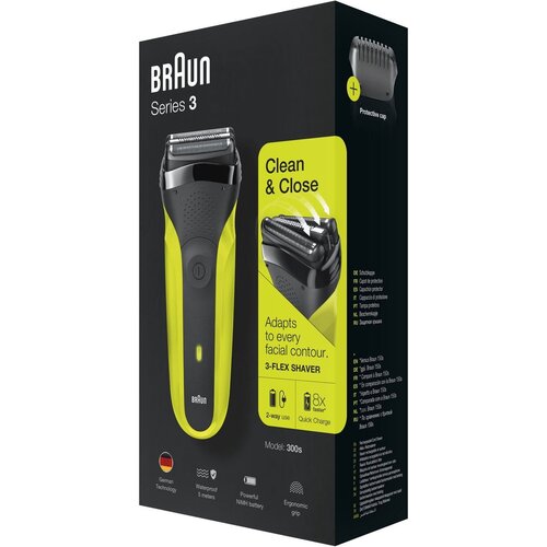 Braun Braun Series 3 300 elektrisch scheerapparaat - oplaadbaar scheermes voor heren nat droog precisiescheerapparaat baardtrimmer Braun Braun Series 3 300 elektrisch scheerapparaat - oplaadbaar scheermes voor heren nat droog precisiescheerapparaat baardtrimmer