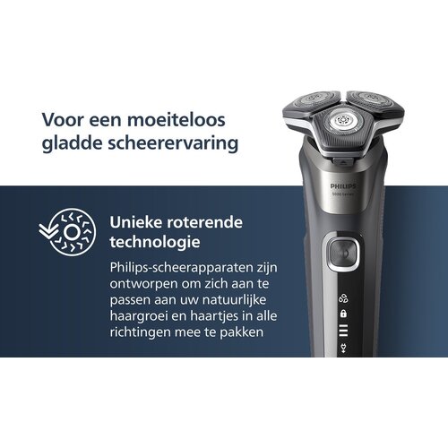 Philips Philips Shaver 5000 Series S5898/25 - Elektrisch scheerapparaat – met trimmer – mannen Philips Philips Shaver 5000 Series S5898/25 - Elektrisch scheerapparaat – met trimmer – mannen