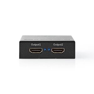 nedis Nedis HDMI™ splitter 2-poorts 4K 60Hz, 1 ingang naar 2 schermen - HDMI verdeler Ultra HD 18 Gbps HDCP 2.2 nedis Nedis HDMI™ splitter 2-poorts 4K 60Hz, 1 ingang naar 2 schermen - HDMI verdeler Ultra HD 18 Gbps HDCP 2.2