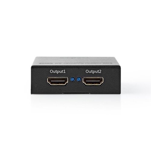 nedis Nedis HDMI™ splitter 2-poorts 4K 60Hz, 1 ingang naar 2 schermen - HDMI verdeler Ultra HD 18 Gbps HDCP 2.2 nedis Nedis HDMI™ splitter 2-poorts 4K 60Hz, 1 ingang naar 2 schermen - HDMI verdeler Ultra HD 18 Gbps HDCP 2.2