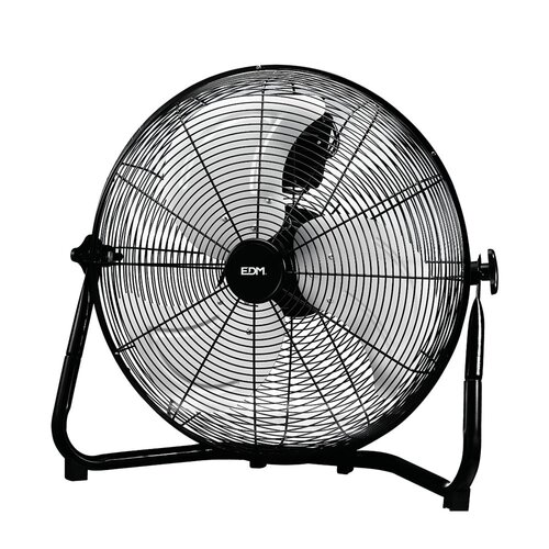 EDM EDM industriële vloerventilator 120W Ø 50 cm - 3 snelheden - Zwart EDM EDM industriële vloerventilator 120W Ø 50 cm - 3 snelheden - Zwart