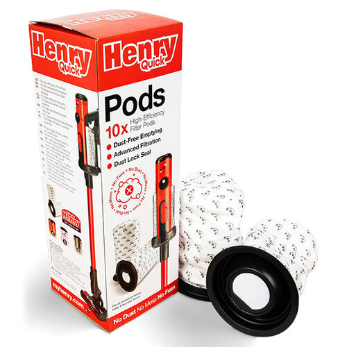 Numatic Numatic Quick Pods stofzuigerzakken High Filtration 10 stuks - Geschikt voor Henry Quick en Hetty Quick Numatic Numatic Quick Pods stofzuigerzakken High Filtration 10 stuks - Geschikt voor Henry Quick en Hetty Quick