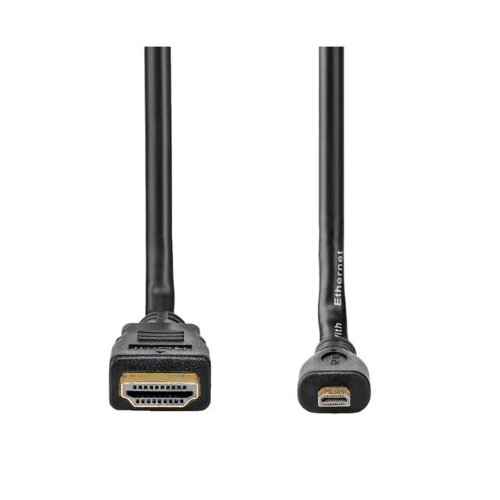 nedis Nedis High Speed HDMI™ naar Micro HDMI™ kabel met Ethernet 1,5 meter - 4K 30Hz - Zwart nedis Nedis High Speed HDMI™ naar Micro HDMI™ kabel met Ethernet 1,5 meter - 4K 30Hz - Zwart