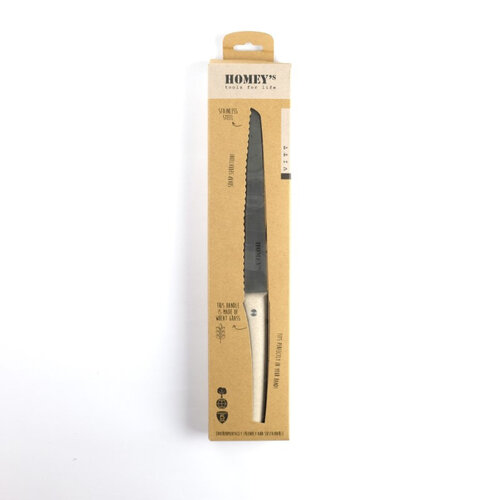 homeij Homey's VITT broodmes 20 cm met kartel - RVS lemmet en tarwegras handvat homeij Homey's VITT broodmes 20 cm met kartel - RVS lemmet en tarwegras handvat
