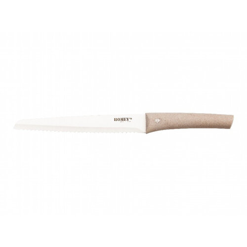 homeij Homey's VITT broodmes 20 cm met kartel - RVS lemmet en tarwegras handvat homeij Homey's VITT broodmes 20 cm met kartel - RVS lemmet en tarwegras handvat