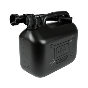 Benson Jerrycan 5 liter zwart oliebestendig - Kunststof jerrycan voor olie en vloeistoffen Benson Jerrycan 5 liter zwart oliebestendig - Kunststof jerrycan voor olie en vloeistoffen