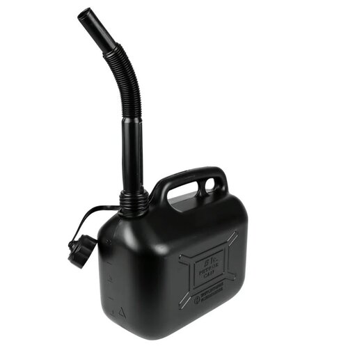 Benson Jerrycan 5 liter zwart oliebestendig - Kunststof jerrycan voor olie en vloeistoffen Benson Jerrycan 5 liter zwart oliebestendig - Kunststof jerrycan voor olie en vloeistoffen