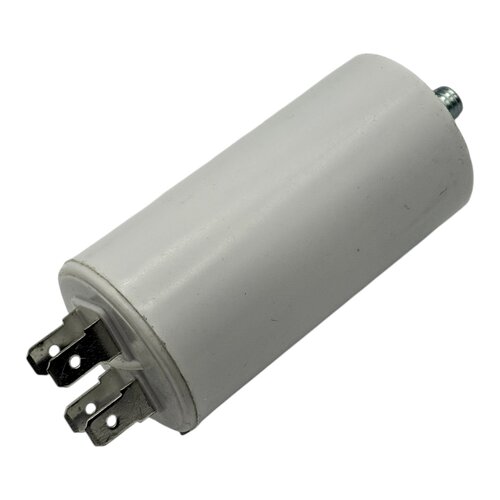 Fixem Fixem condensator 35 µF 450V 4-polig - Motorcondensator / opstartcondensator met montageschroef Fixem Fixem condensator 35 µF 450V 4-polig - Motorcondensator / opstartcondensator met montageschroef