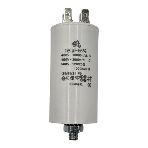 Fixem Fixem condensator 35 µF 450V 4-polig - Motorcondensator / opstartcondensator met montageschroef Fixem Fixem condensator 35 µF 450V 4-polig - Motorcondensator / opstartcondensator met montageschroef