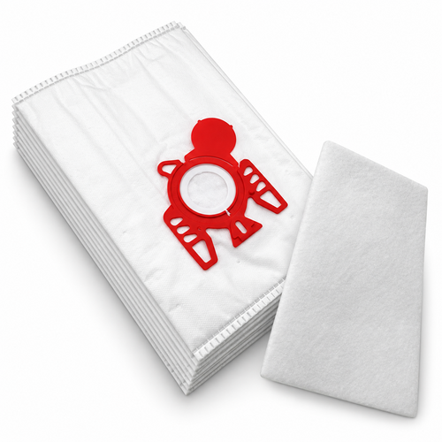 Fixem Fixem Stofzuigerzakken 10 Stuks + Knipbaar Filter – Geschikt voor Miele FJM Rode Aansluiting, Complete C1 Compact C1 C2 S4 S6, Hoover H30S H60 Fixem Fixem Stofzuigerzakken 10 Stuks + Knipbaar Filter – Geschikt voor Miele FJM Rode Aansluiting, Complete C1 Compact C1 C2 S4 S6, Hoover H30S H60