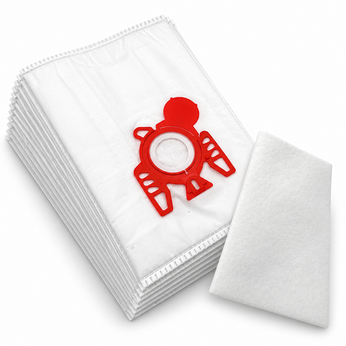 Fixem Fixem Stofzuigerzakken 10 Stuks + Knipbaar Filter – Geschikt voor Miele FJM Rode Aansluiting, Complete C1 Compact C1 C2 S4 S6, Hoover H30S H60 Fixem Fixem Stofzuigerzakken 10 Stuks + Knipbaar Filter – Geschikt voor Miele FJM Rode Aansluiting, Complete C1 Compact C1 C2 S4 S6, Hoover H30S H60