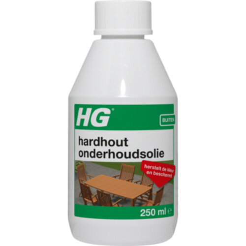 HG HG Hardhout Onderhoudsolie 250 ml - Beschermt en Verzorgt Hardhouten Tuinmeubelen HG HG Hardhout Onderhoudsolie 250 ml - Beschermt en Verzorgt Hardhouten Tuinmeubelen