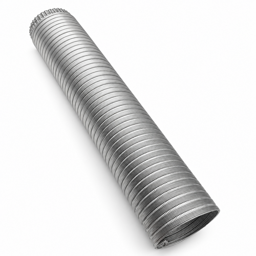 Fixem Fixem Aluminium Afzuigkapbuis Ø100 mm 2 Meter - Uittrekbare Afvoerslang Universeel toepasbaar geschikt voor alle merken - lucht afvoer buis
