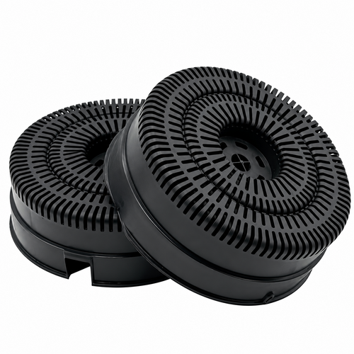 Fixem Fixem Koolstoffilters 2 Stuks geschikt voor AEG DPB1620S DPB2920M 4055374690 - Mod. 58 Ø143x50 mm