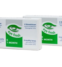 Eye Fresh Eye Fresh maandlenzen -2,00 - 12 stuks â€“ voordeelverpakking - zachte contactlenzen