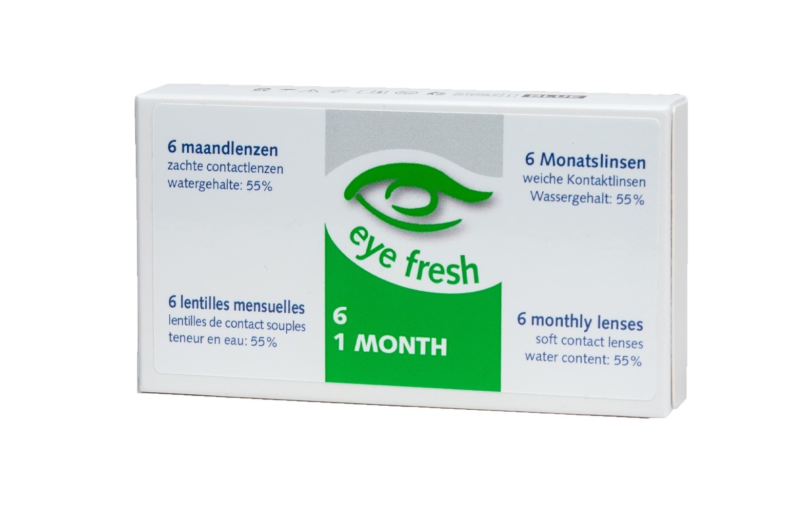 Eye Fresh Eye Fresh zachte maandlenzen -2.00 - 6 stuks - Contactlenzen
