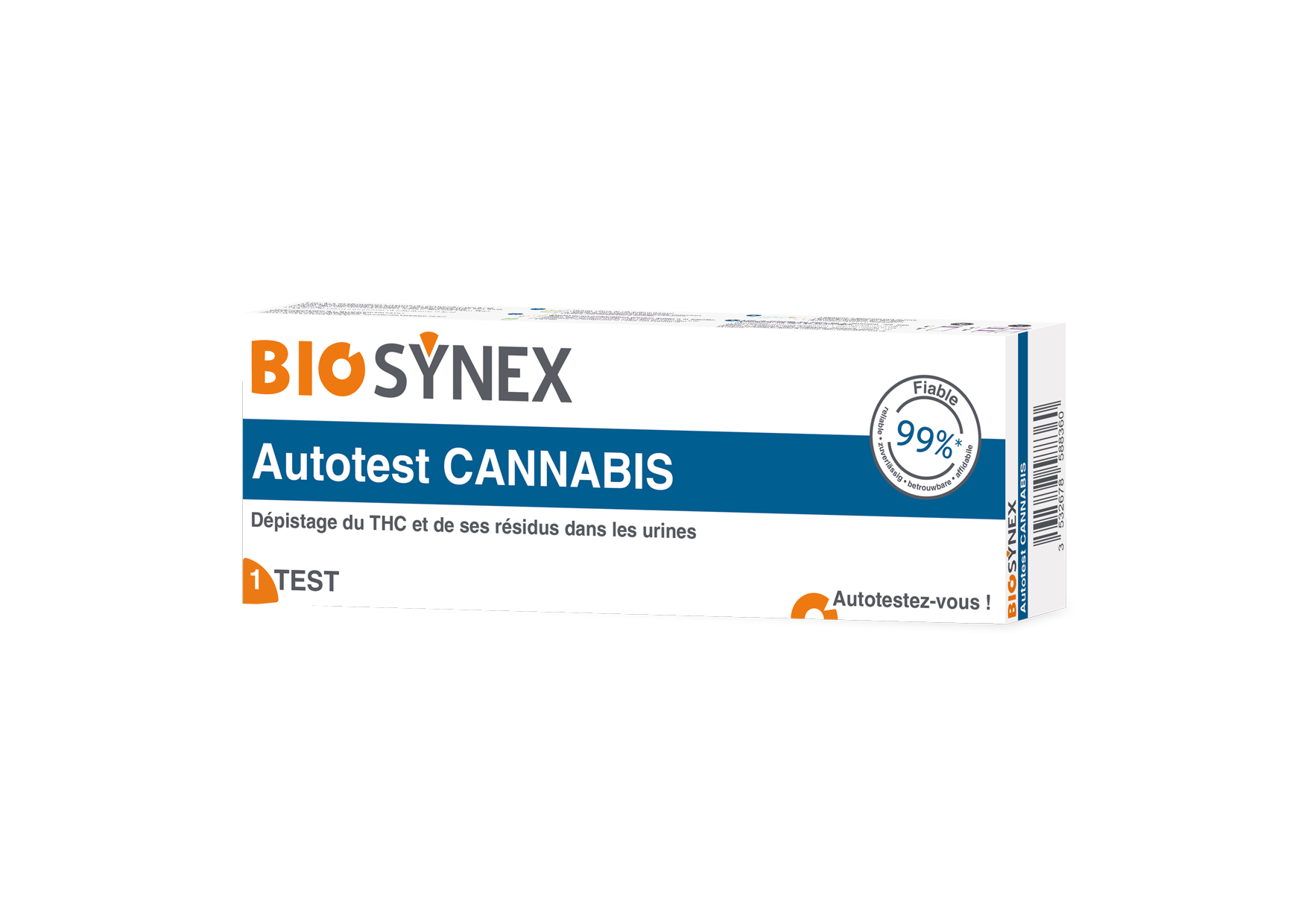 BioSynex BioSynex Cannabis-Zelftest - Urinetest - Gevoelig: 50 ng/ml - Snel en Betrouwbaar - THC Detectie Kit