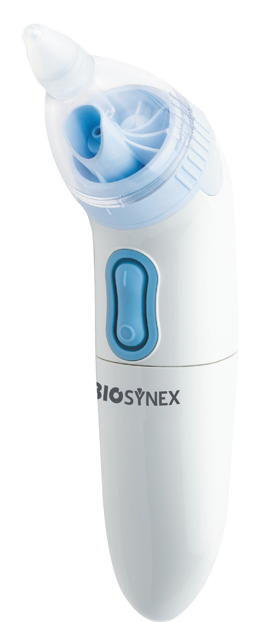BioSynex BioSynex Elektrische Neuszuiger - Siliconen Mondstukken - Snel Afzuigend - Economisch - 3 Herbruikbare Tips