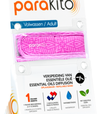 Parakito PARAKITO ANTI-MUGGENARMBAND OPLAADBAAR VOLWASSEN ZWART