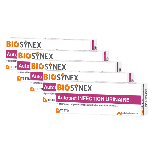 BioSynex BioSynex Zelftest Urineweginfectie x3 - Urinetest voor Infectie - Set van 3 - Betrouwbare Diagnose - Snelle Detectie - Complete Urine Test Kit