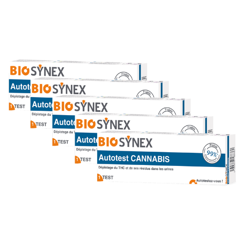 BioSynex BioSynex Cannabis-Zelftest - Urinetest - Gevoelig: 50 ng/ml - Snel en Betrouwbaar - THC Detectie Kit