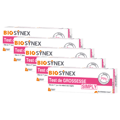 BioSynex BioSynex Simply Zwangerschapstest - Testkit voor hCG Hormoon - Snel Resultaat - Betrouwbaar - Gevoelig - Uitgestelde Menstruatie