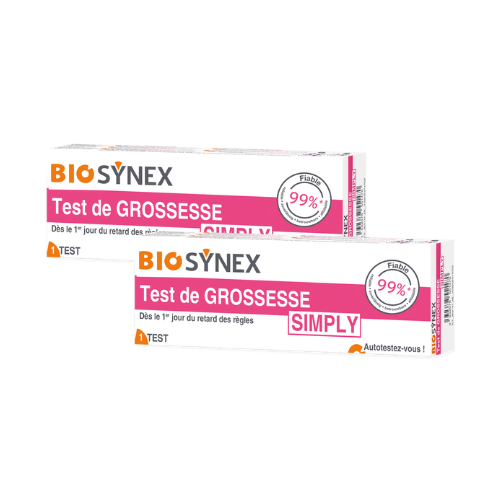 BioSynex BioSynex Simply Zwangerschapstest - Testkit voor hCG Hormoon - Snel Resultaat - Betrouwbaar - Gevoelig - Uitgestelde Menstruatie